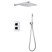 Душевая система ABBER Daheim скрытого монтажа без излива, термостат, хром (AF8251)