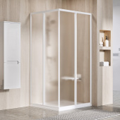 Душевой уголок Ravak Supernova SRV2-90 S белый+грейп (14V70102ZG)