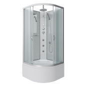 Душ.каб. NG-2308-14BKTG (900х900х2100-2400) высокий поддон(40см) стекло МАТОВОЕ 4 места (23081424BKTG)