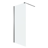 Душевая перегородка Niagara Eco NG-551-90BLACK (90х190) черный,стекло прозрачное,1 место (NG-551-90BLACK)