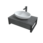 Тумба 1Marka GRUNGE LOFT 80П 1в.я Секвойя (Ц0000031981)
