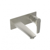 Встраиваемый смеситель для умывальника, сатин, Ray, IDDIS (RAYBN00i65)