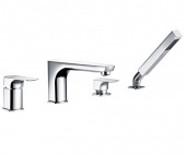 Salm 2755 Смеситель на борт ванны, 4 отверстия WasserKRAFT (2755)