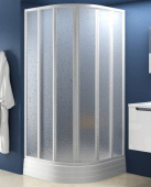 Душевой уголок полукруглый Ravak Supernova SKKP6-90 белый+грейп (32070100ZG)