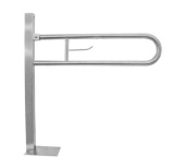 Полукруглый Поручень Nofer для людей с ограниченными возможностями с креплением к полу, глянцевый (15064.B) Полукруглый Поручень Nofer для людей с ограниченными возможностями с креплением к полу, глянцевый (15064.B)