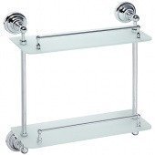 Полка стеклянная Bemeta - Retro - Хром (144301122) Полка стеклянная Bemeta - Retro - Хром (144301122)