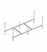 Каркас в комплекте с монтажным набором 170х70 см, (W88A-170-070W-R)