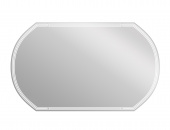 Зеркало прямоугольное LED 090 design 100x60 с подсветкой (KN-LU-LED090*100-d-Os)