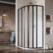 Душевой уголок Ravak Supernova SKKP6-90 см черный профиль, матовое стекло (3207O302ZG) Душевой уголок Ravak Supernova SKKP6-90 см черный профиль, матовое стекло (3207O302ZG)