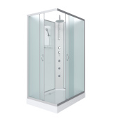 Душ.каб. NG-43975-14QBKTG (900х700х2100-2400) низкий поддон(13см) стекло МАТОВОЕ 3 места (439753QBKTG)
