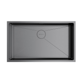 Omoikiri Taki 74-U/IF-GM нерж.сталь/вороненая сталь (4993498)