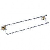 Полотенцедержатель Bemeta - Retro - Хром/Золото (144204238)