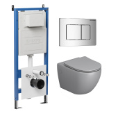 Комплект 3 в 1: инсталляция 900.K31.01.000+клавиша 700.K31.04.10M.10M хром глянцев+унитаз GR-4411BMS (97.4411BMS.04.10M)