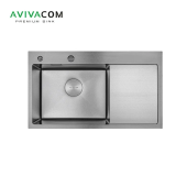 Кухонная мойка AVIVACOM 78*48 нано-сатин, левая (NS7848L)