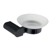Мыльница из алюминия Nofer Capri черная (16225.N)