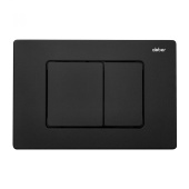 Кнопка смыва ABBER черная матовая (AC0120MB)