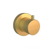 Встраиваемый дивертор на 2 выхода PAINI Cox, брашированное золото PVD (PJ) (78PJ425)