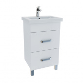 Тумба с умывальником, напольная, 50 см, белая, New Custo, IDDIS (NCU50W0i95K)