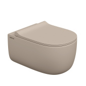 Унитаз BERGES EGO XL, матовый жасмин, микролифт, быстросъёмное (082728) Унитаз BERGES EGO XL, матовый жасмин, микролифт, быстросъёмное (082728)