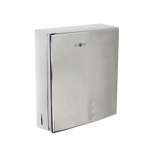 Диспенсер для бумажных полотенец Nofer из нержавеющей стали. Глянцевый (04046.B) Диспенсер для бумажных полотенец Nofer из нержавеющей стали. Глянцевый (04046.B)