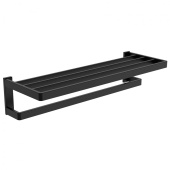 Полка для полотенец ABBER Westen черная матовая (AA1758B)