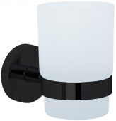 Стаканчик для зубных щеток Nofer NIZA чёрный (16861.N) Стаканчик для зубных щеток Nofer NIZA чёрный (16861.N)