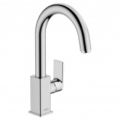 Смеситель для раковины со сливным гарнитуром Hansgrohe Vernis Shape 210 хром (71564000)