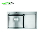 Кухонная мойка AVIVACOM 78*48 сатин, левая (S7848L) Кухонная мойка AVIVACOM 78*48 сатин, левая (S7848L)