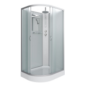 Душ.каб. NG-3312-14RBKT (1200х800х2100-2400) низкий поддон(13см) стекло МАТОВОЕ 3 места (33121423RBKT)