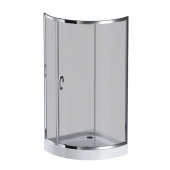 AM.PM Like Solo Slide Стекла для душ. ограждения 90x90, стекло тонированное, проф хром глянц (W83G-315-090CG)