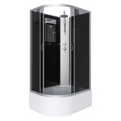 Душ.каб. NG-2510-14RBKT (1200х800х2100-2400) высокий поддон(40см) стекло ТОНИРОВАННОЕ 4 места (25101434RBKT)