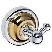 Крючок Bemeta - Retro - Хром/Золото (144206038) Крючок Bemeta - Retro - Хром/Золото (144206038)