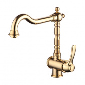 Смеситель для кухни, желтое золото, Oldie, IDDIS (OLDYGL0i05)
