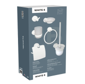 Набор аксессуаров Bemeta Dark белый (204604)