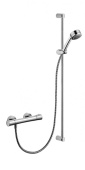 Душевой комплект с термостатом KLUDI ZENTA SHOWER DUO 2S, 90 см (6057705-00)