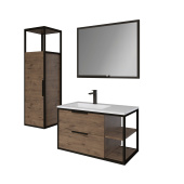 Пенал подвесной Grossman "ЛОФТ-40 см" универсальный веллингтон/металл черный (304001) Пенал подвесной Grossman "ЛОФТ-40 см" универсальный веллингтон/металл черный (304001)