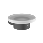 Мыльница AQUATEK, матовый черный ЛИРА (AQ4403MB)