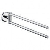 Полотенцедержатель двухрожковый Hansgrohe - Logis Classic (41612000)