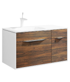 Подвесная тумба Aqwella Malaga 90см. Левая (Mal.01.09/L/CD)