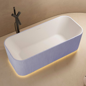 Ванна из искусственного камня ABBER Stein фиолетовая (AS9663Violett)