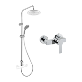 Сет с душевой стойкой Vitra System Rain и Flo S (A49234EXP)