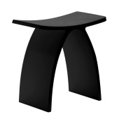 Стульчик для ванной ABBER Stein черный матовый (AS1639MB)