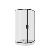 Душ. ограждение NG-6806-08 BLACK (90*90*195) полукруг, двери раздвижные, 1 место (68060811BLACK) Душ. ограждение NG-6806-08 BLACK (90*90*195) полукруг, двери раздвижные, 1 место (68060811BLACK)