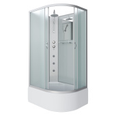 Душ.каб. NG-2310-14LBKTG (1200х800х2100-2400) высокий поддон(40см) стекло МАТОВОЕ 4 места (23101424LBKTG)