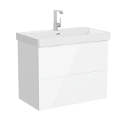 Тумба Vitra Metropol Pure с раковиной c 2мя ящиками, с подсветкой в верхнем ящике, 80 см, цвет глянцевый белый (67332) Тумба Vitra Metropol Pure с раковиной c 2мя ящиками, с подсветкой в верхнем ящике, 80 см, цвет глянцевый белый (67332)