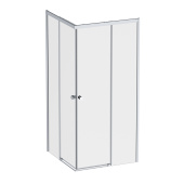 Душевое ограждение Am.Pm X-Joy Square Slide 90х90, мат хром, прозрачное (W94G-403-9090-МТ) Душевое ограждение Am.Pm X-Joy Square Slide 90х90, мат хром, прозрачное (W94G-403-9090-МТ)