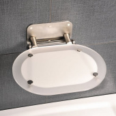 Универсальное сиденье для душа Ravak Chrome прозрачный/белый (B8F0000028)