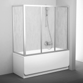 Неподвижная стенка Ravak APSV-80 сатин+рейн (95040U0241)