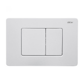 Кнопка смыва ABBER белая матовая (AC0120MW)