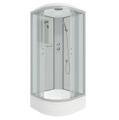 Душ.каб. NG-3302-14 (1000х1000х2150) низкий поддон(26см) стекло МАТОВОЕ 4 места (33021424)